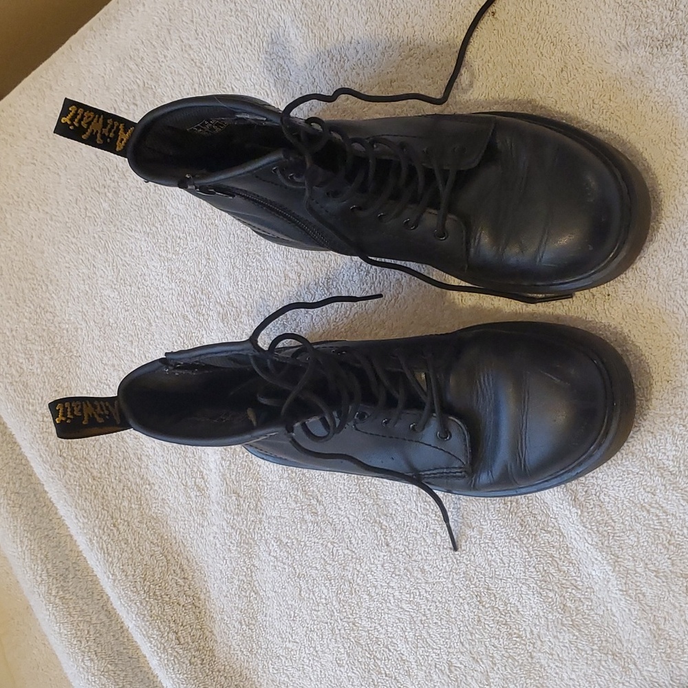 Dr. Martens AirWait 1460 black leather boots, size 36, US size 5